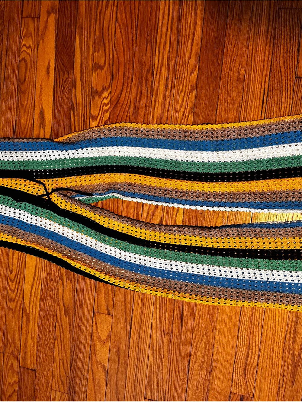 Mango x Simon Miller Striped Openwork Knit trousers - Picture 3 of 5